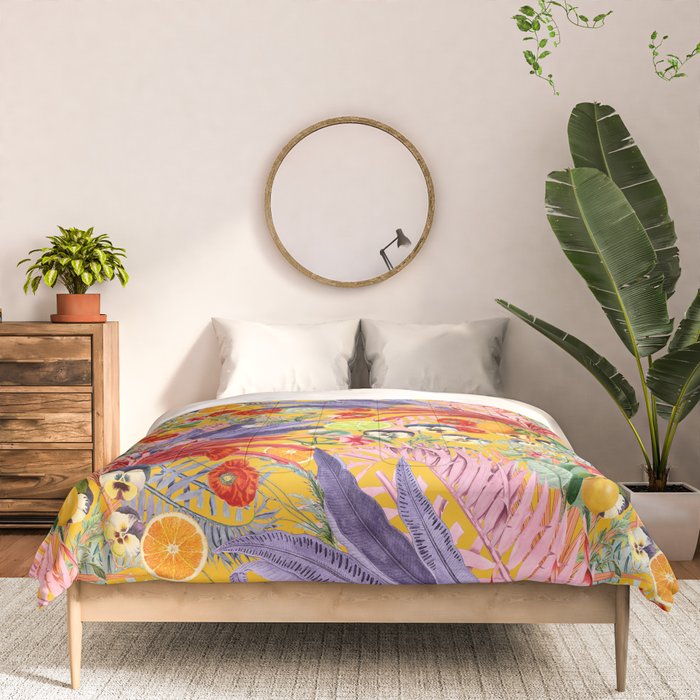 Summer Tropical Garden Comforter Gallery Image 3
