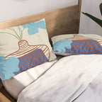 Blue Blooming Pillow Sham Gallery Image 2