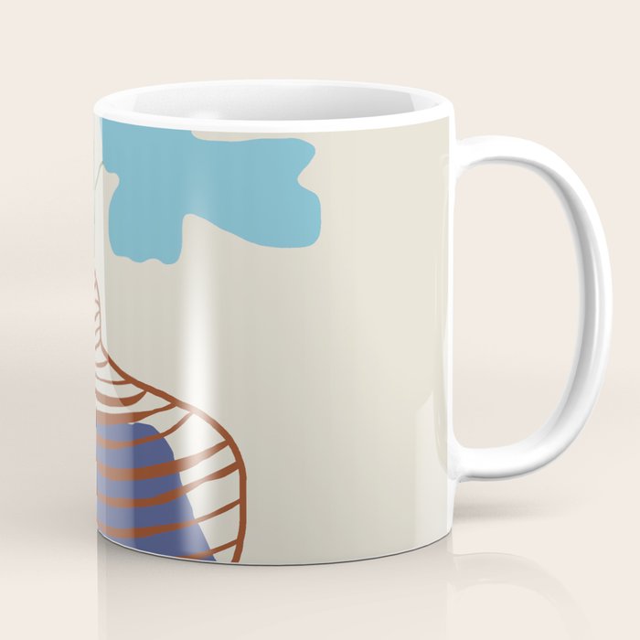 Blue Blooming Coffee Mug Gallery Image 1