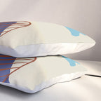 Blue Blooming Pillow Sham Gallery Image 3