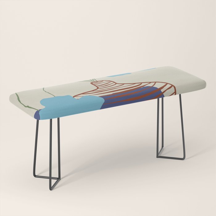 Blue Blooming Bench Gallery Image 1