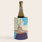 Blue Blooming Wine Chiller Gallery Image 1