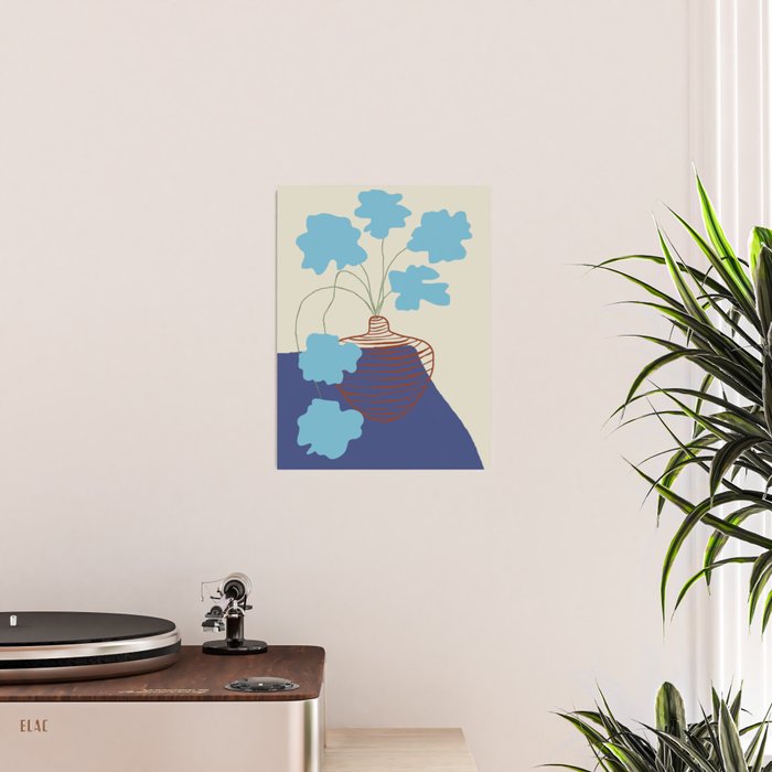 Blue Blooming Poster Gallery Image 2