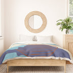 Blue Blooming Duvet Cover Gallery Image 3