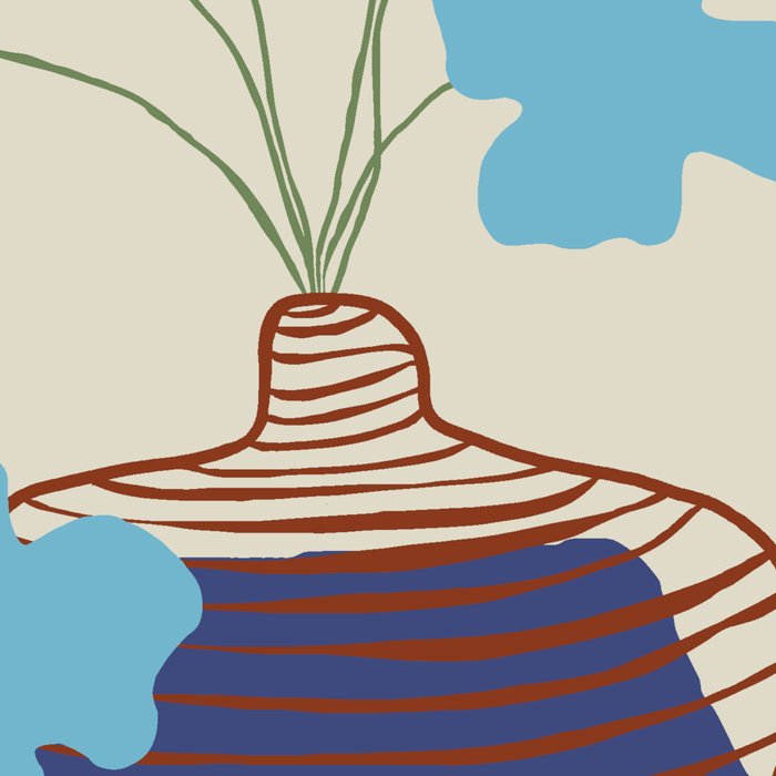 Blue Blooming Coffee Mug Gallery Image 2