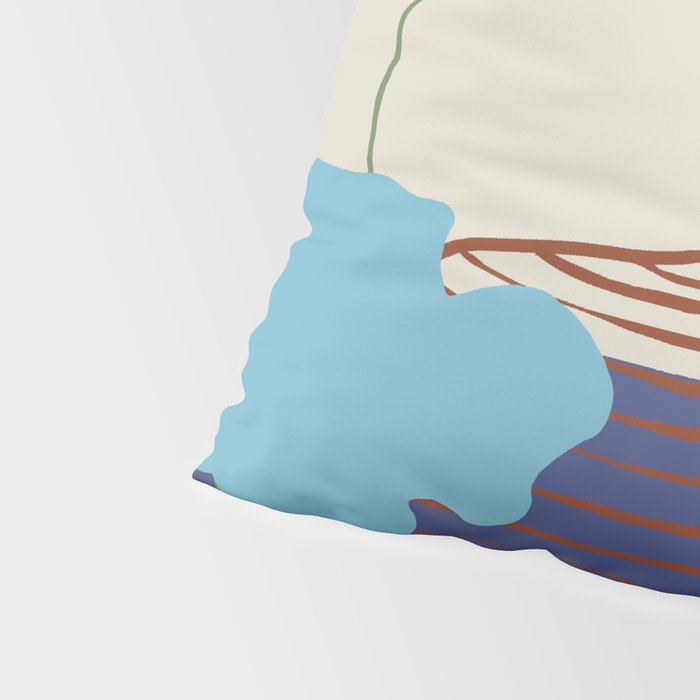 Blue Blooming Pillow Sham Gallery Image 4