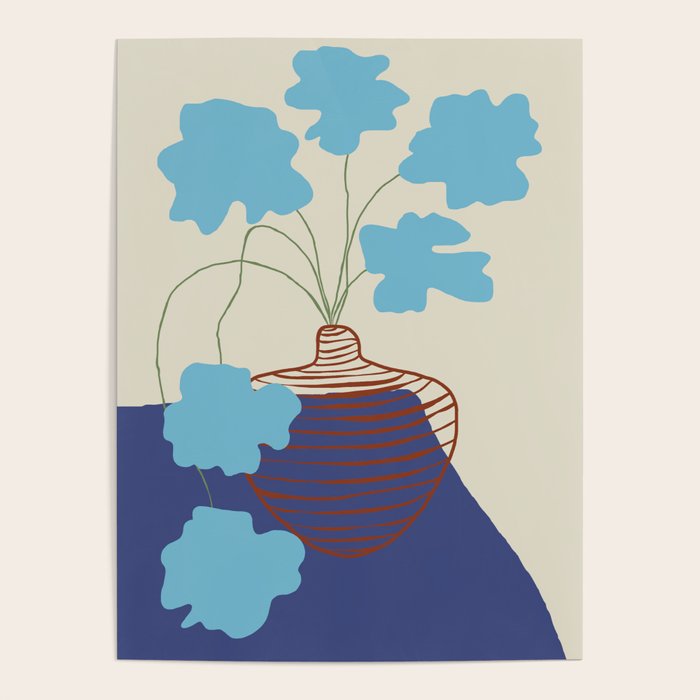 Blue Blooming Poster Gallery Image 4