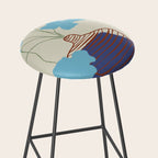 Blue Blooming Stool Gallery Image 2