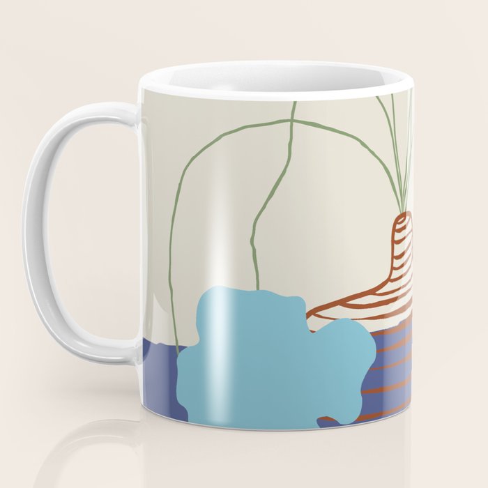 Blue Blooming Coffee Mug Gallery Image 3