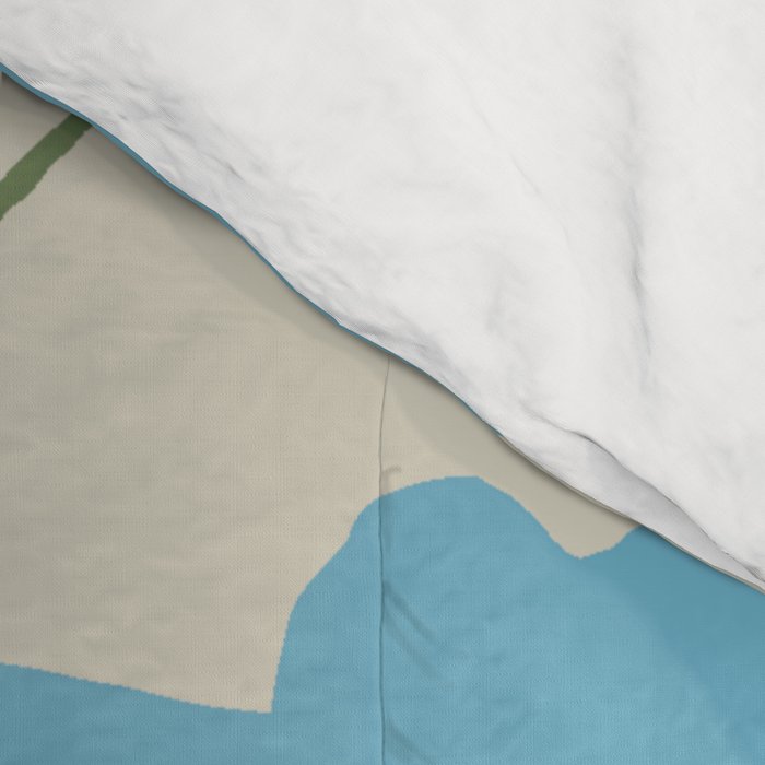 Blue Blooming Comforter Gallery Image 4