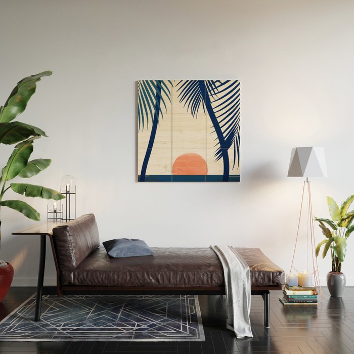 California Dreamin / Abstract Landscape Wood Wall Art Gallery Image 2