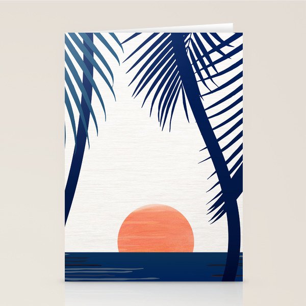 California Dreamin / Abstract Landscape Stationery Card Gallery Image 1