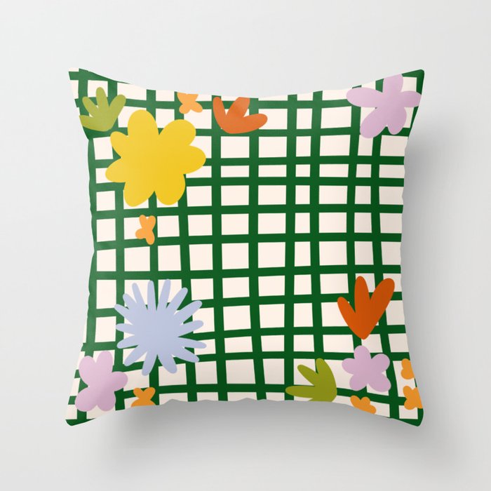 Picnic Blanket  Throw Pillow Gallery Image 1