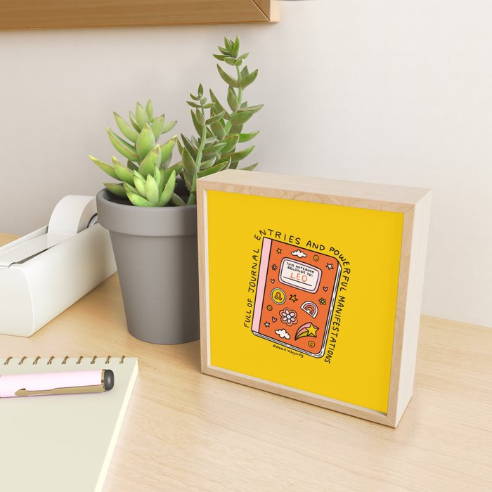 Leo Notebook Mini Art Print Gallery Image 2