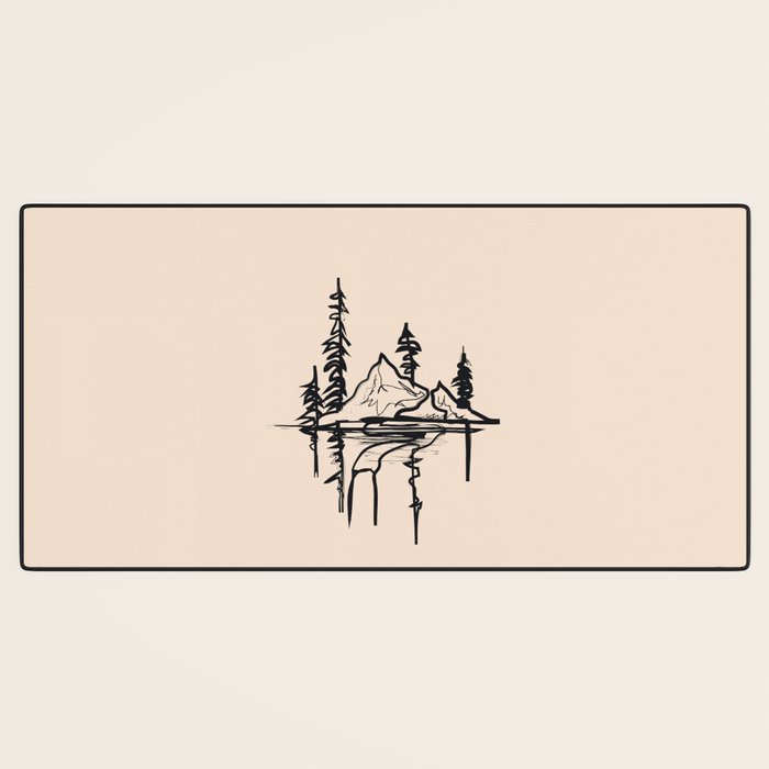 Abstract Landscape II Desk Mat Gallery Image 3