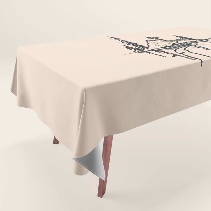 Abstract Landscape II Tablecloth Gallery Image 1
