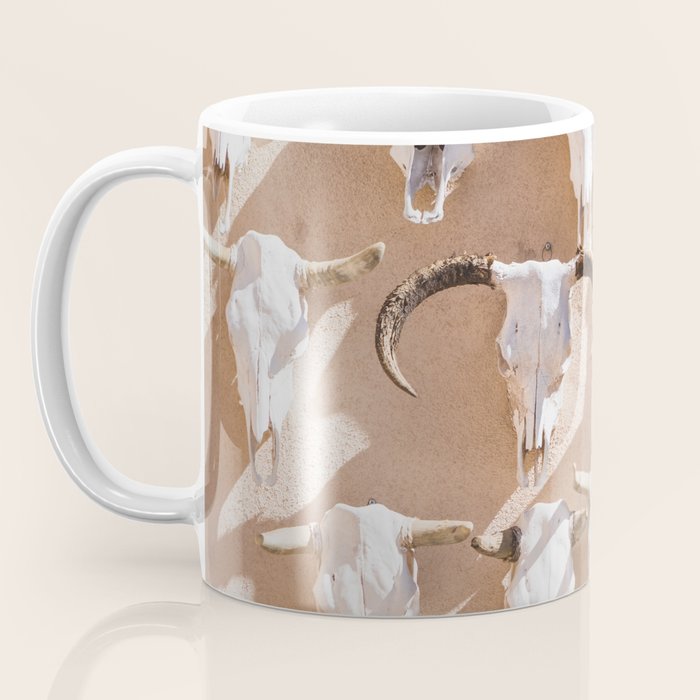 Cow Skulls Adobe - West Texas Photography Coffee Mug Gallery Image 3