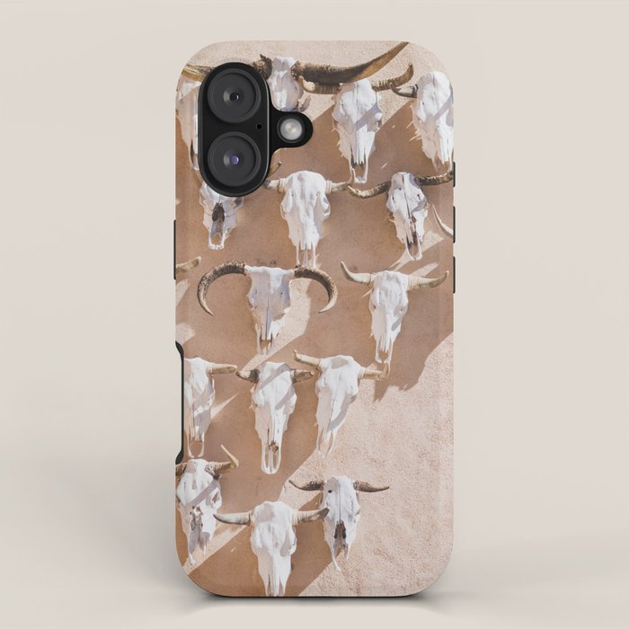 Cow Skulls Adobe - West Texas Photography iPhone Case Gallery Image 1