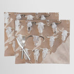 Cow Skulls Adobe - West Texas Photography Placemat Gallery Image 1