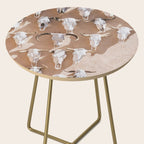 Cow Skulls Adobe - West Texas Photography Side Table Gallery Image 2