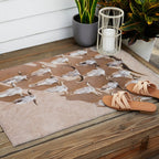 Cow Skulls Adobe - West Texas Photography Outdoor Rug Gallery Image 2