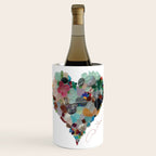 Love -  Sea Glass Heart A Unique Birthday & Fatherâs Day Gift Wine Chiller Gallery Image 1