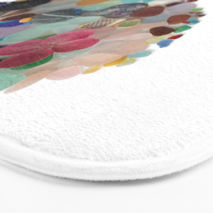 Love -  Sea Glass Heart A Unique Birthday & Fatherâs Day Gift Bath Mat Gallery Image 3