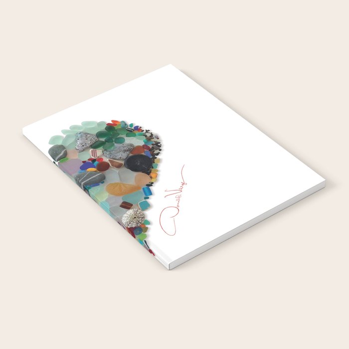 Love -  Sea Glass Heart A Unique Birthday & Fatherâs Day Gift Notebook Gallery Image 1