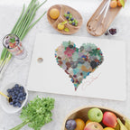 Love -  Sea Glass Heart A Unique Birthday & Fatherâs Day Gift Cutting Board Gallery Image 2