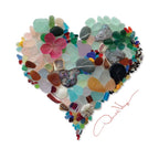 Love -  Sea Glass Heart A Unique Birthday & Fatherâs Day Gift Coffee Mug Gallery Image 2