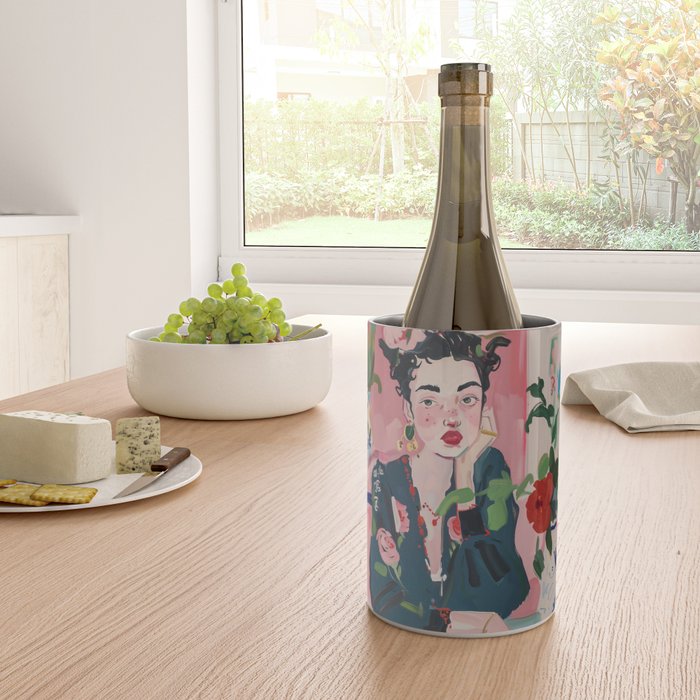 Dreamy Muse in Bloom  Wine Chiller Gallery Image 4