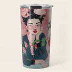 Dreamy Muse in Bloom  Travel Mug Gallery Image 1