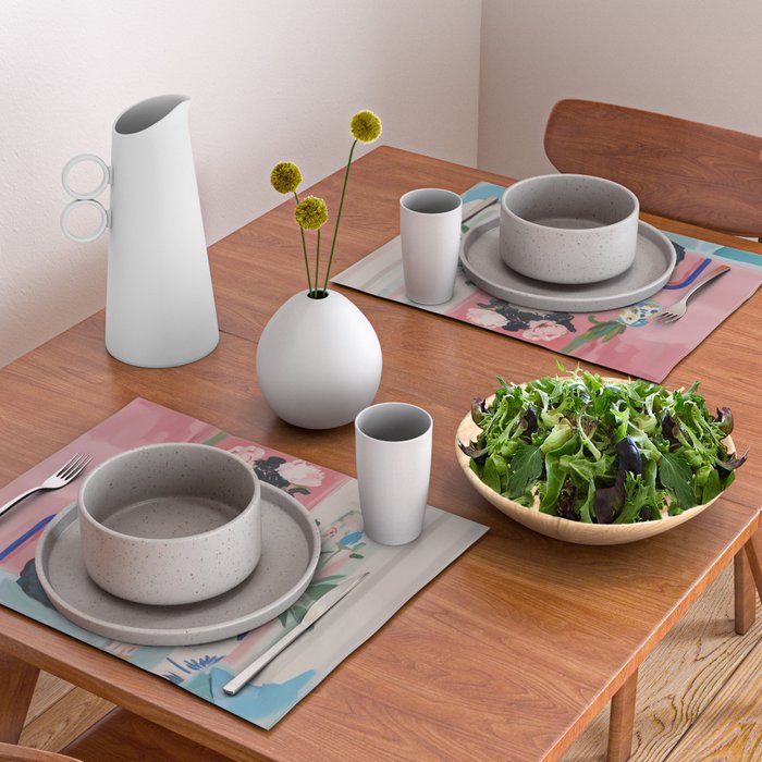 Dreamy Muse in Bloom  Placemat Gallery Image 2