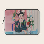 Dreamy Muse in Bloom  Laptop Sleeve Gallery Image 1