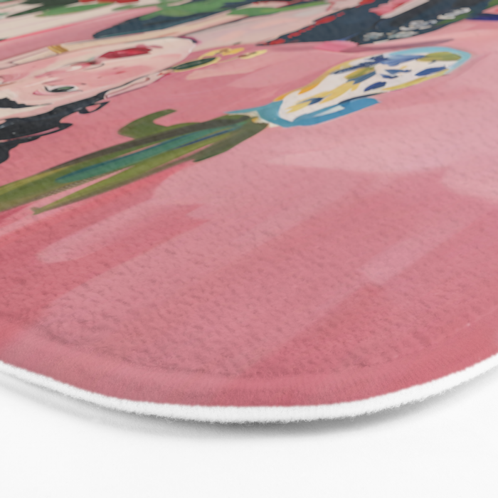 Dreamy Muse in Bloom  Bath Mat Gallery Image 3