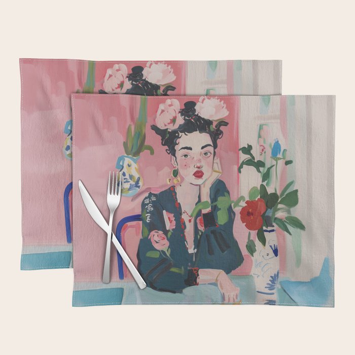 Dreamy Muse in Bloom  Placemat Gallery Image 1