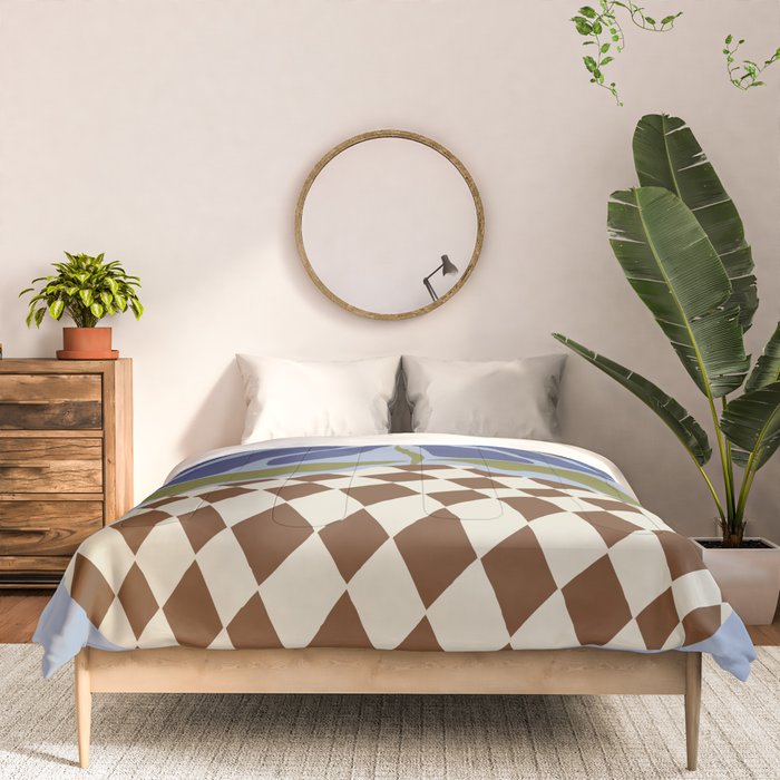 Big blooming flowerpot  Comforter Gallery Image 3