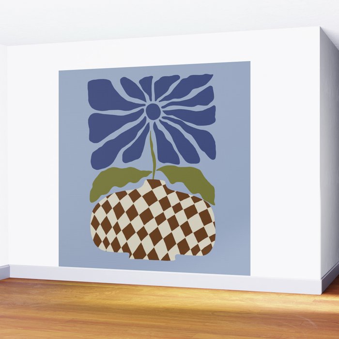 Big blooming flowerpot  Wall Mural Gallery Image 2