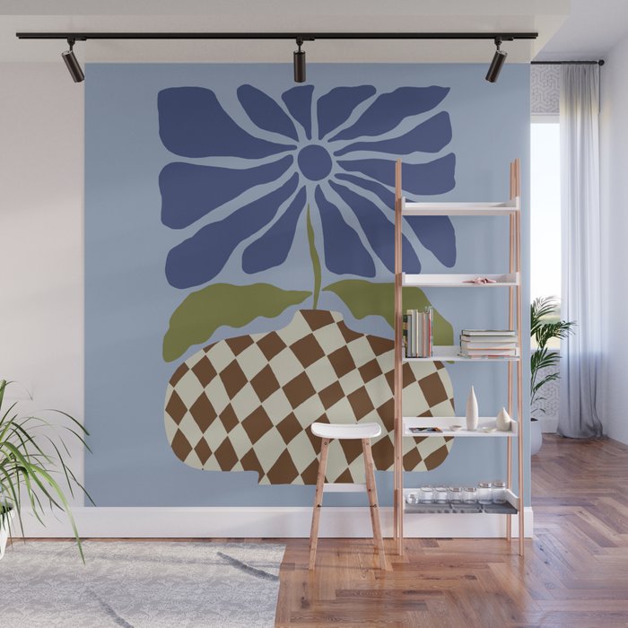 Big blooming flowerpot  Wall Mural Gallery Image 1