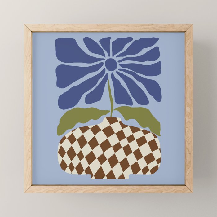 Big blooming flowerpot  Mini Art Print Gallery Image 1
