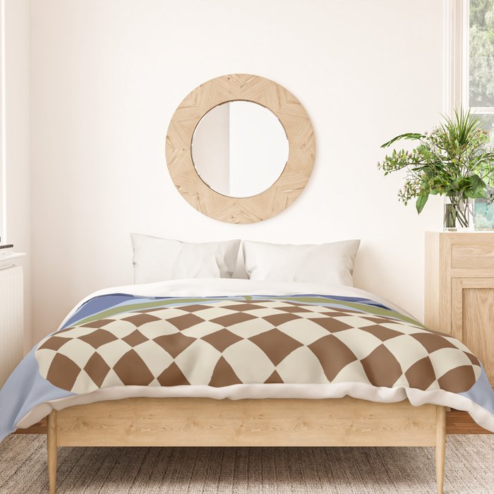 Big blooming flowerpot  Duvet Cover Gallery Image 3
