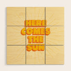 Here Comes The Sun | Sunburst Edition Wood Wall Art Gallery Image 1