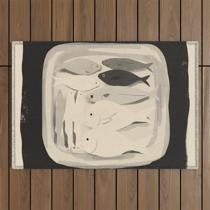 Fish Outdoor Rug Gallery Image 1