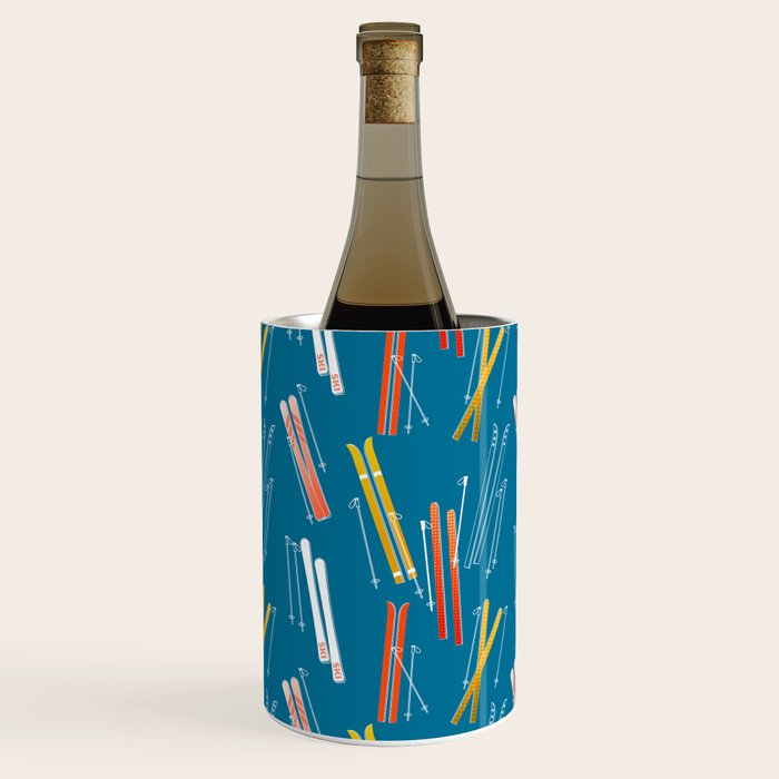 Colorful Ski Pattern Wine Chiller Gallery Image 2