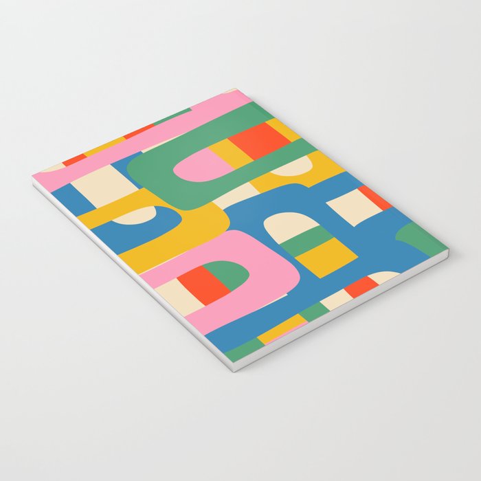 Bo Kaap Colorful Abstract Pattern Notebook Gallery Image 3