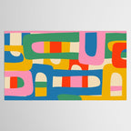 Bo Kaap Colorful Abstract Pattern Tablecloth Gallery Image 2