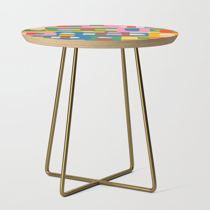 Bo Kaap Colorful Abstract Pattern Side Table Gallery Image 1