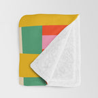 Bo Kaap Colorful Abstract Pattern Throw Blanket Gallery Image 3