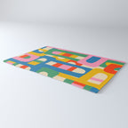 Bo Kaap Colorful Abstract Pattern Rug Gallery Image 3