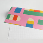 Bo Kaap Colorful Abstract Pattern Wrapping Paper Gallery Image 2